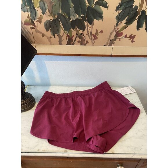 Athleta Speedwork Run Short Womens Medium Purple Running Athletic Gym Shorts - Picture 2 of 5